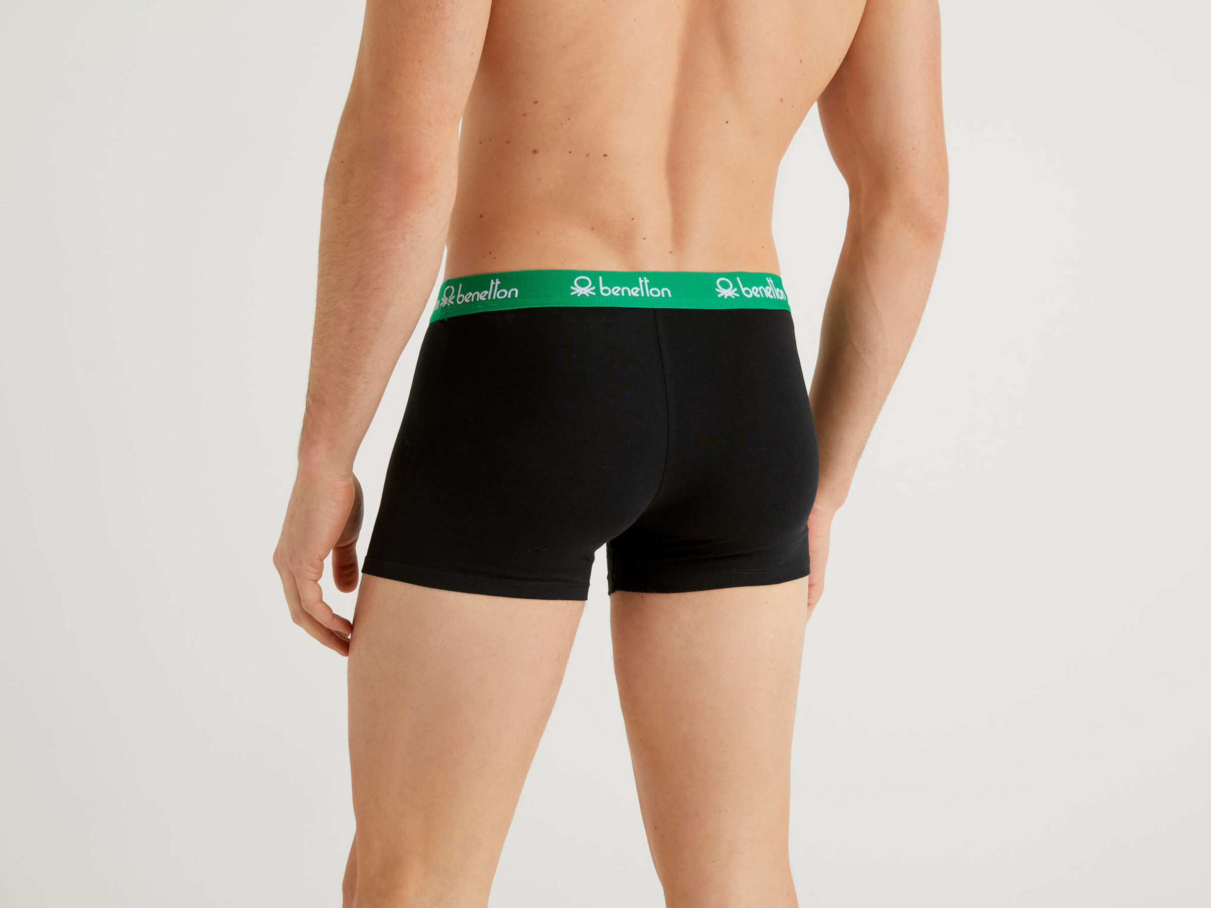 Boxers in stretch organic cotton Men image number 2